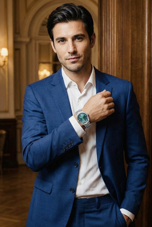 The Emerald Executive | Men’s Premium Honeycomb Timepiece