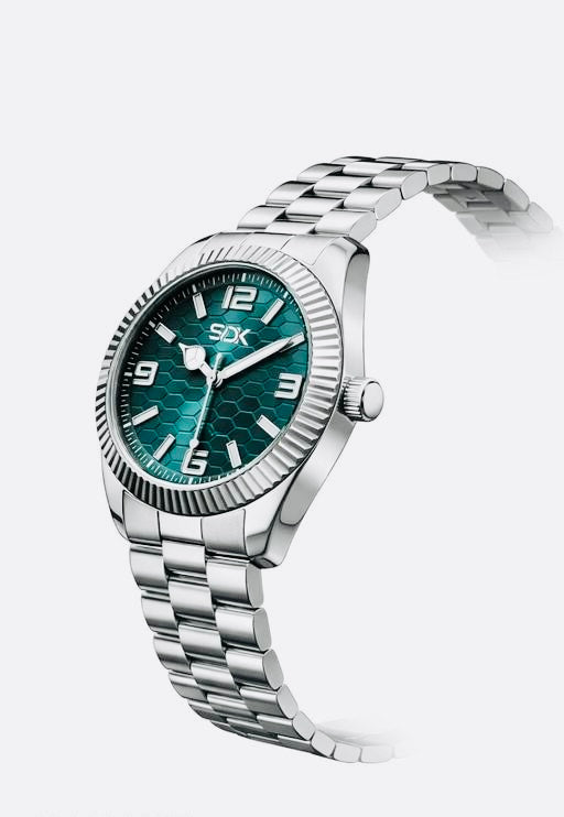 The Emerald Executive | Men’s Premium Honeycomb Timepiece